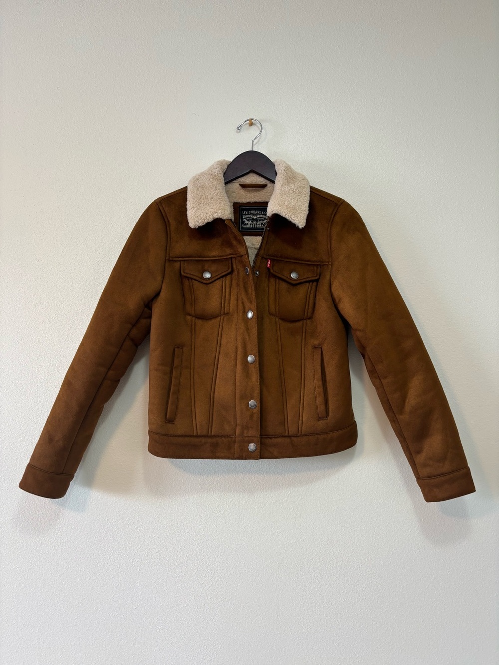 Levi’s Faux Suede and Sherpa Trucker Jacket